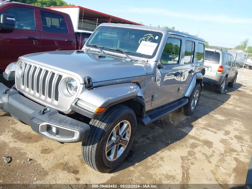 2018 Jeep Wrangler Unlimited Sahara 4X4 VIN: 1C4HJXEG8JW113143 Lot: 39465452