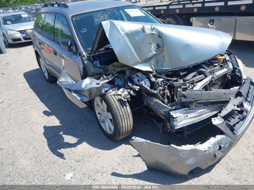 2008 Subaru Outback 2.5I/2.5I L.l. Bean Edition VIN: 4S4BP61CX87316259 Lot: 39465460