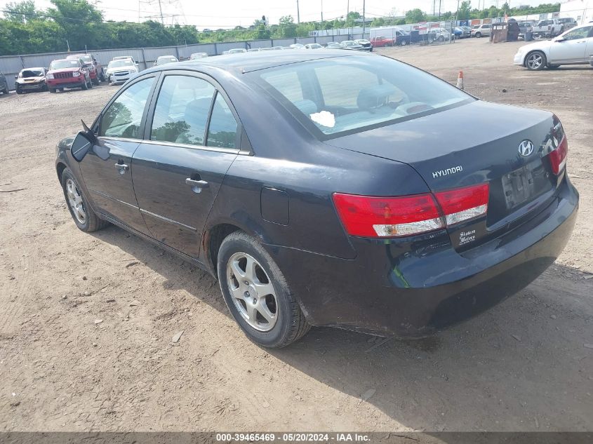 2006 Hyundai Sonata Gls VIN: 5NPEU46C56H127566 Lot: 39465469