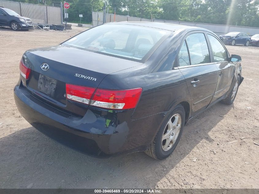 2006 Hyundai Sonata Gls VIN: 5NPEU46C56H127566 Lot: 39465469