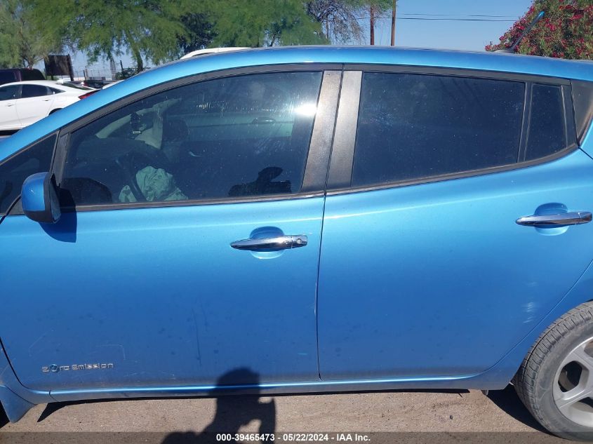 2014 Nissan Leaf Sv VIN: 1N4AZ0CP0EC330803 Lot: 39465473