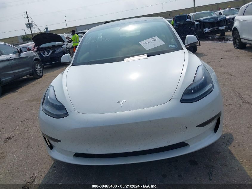 2022 Tesla Model 3 Long Range Dual Motor All-Wheel Drive VIN: 5YJ3E1EB1NF335663 Lot: 39465480