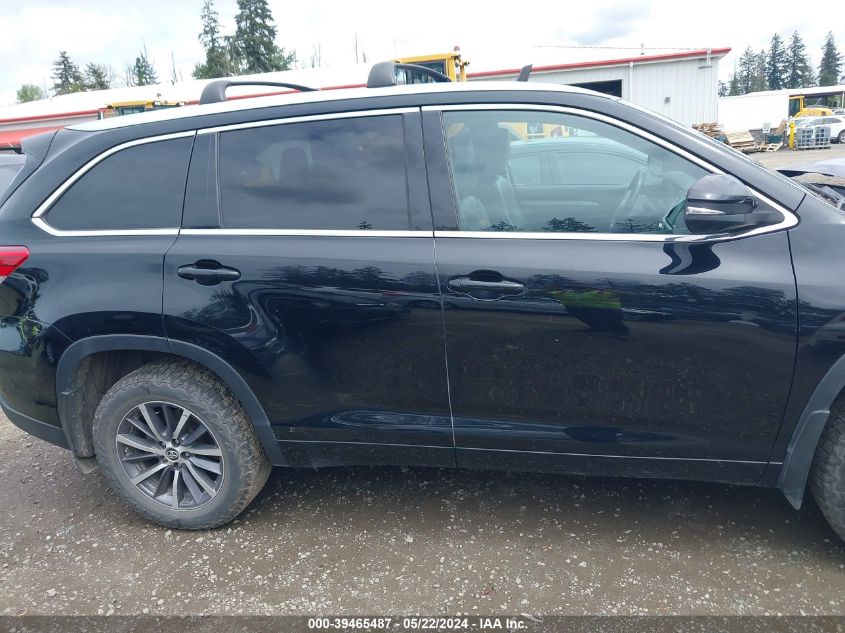 2018 Toyota Highlander Xle VIN: 5TDJZRFHXJS842564 Lot: 39465487