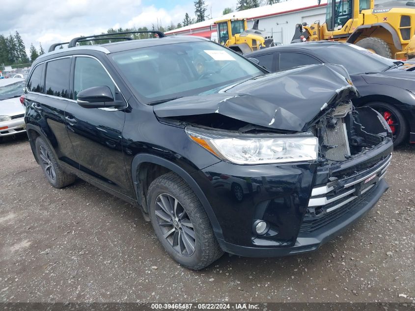 2018 Toyota Highlander Xle VIN: 5TDJZRFHXJS842564 Lot: 39465487