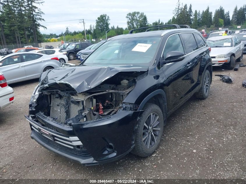 2018 Toyota Highlander Xle VIN: 5TDJZRFHXJS842564 Lot: 39465487