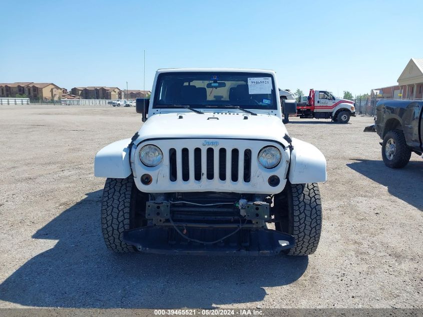 2012 Jeep Wrangler Sahara VIN: 1C4GJWBG6CL278395 Lot: 39465521