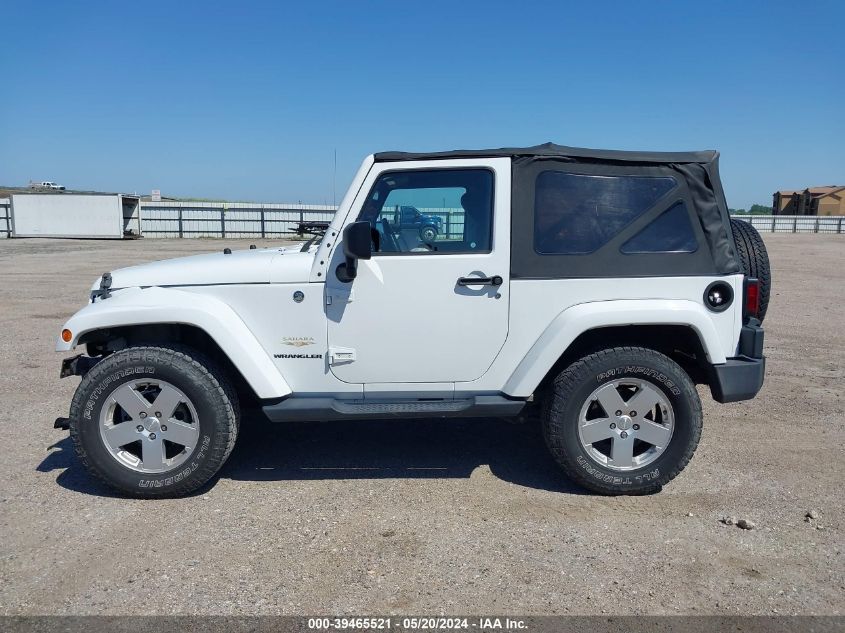 2012 Jeep Wrangler Sahara VIN: 1C4GJWBG6CL278395 Lot: 39465521