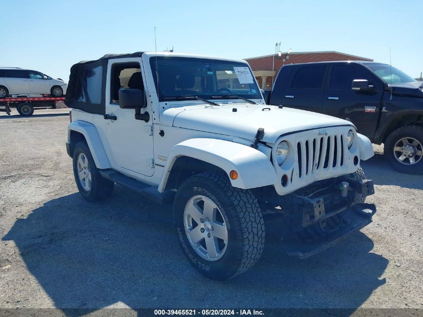 2012 Jeep Wrangler Sahara VIN: 1C4GJWBG6CL278395 Lot: 39465521