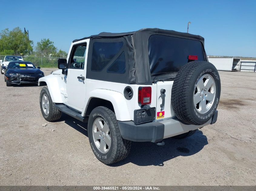 2012 Jeep Wrangler Sahara VIN: 1C4GJWBG6CL278395 Lot: 39465521