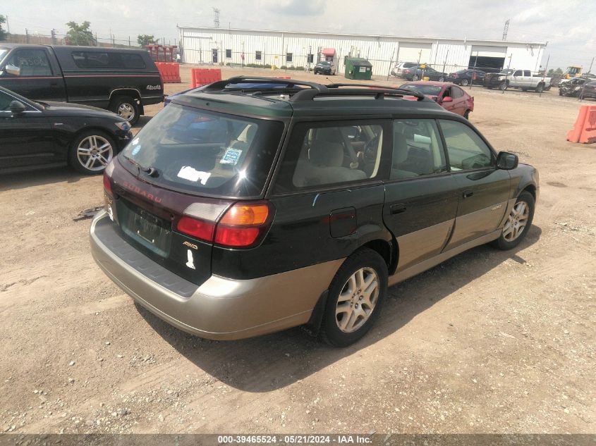 2001 Subaru Outback VIN: 4S3BH675117646128 Lot: 39465524