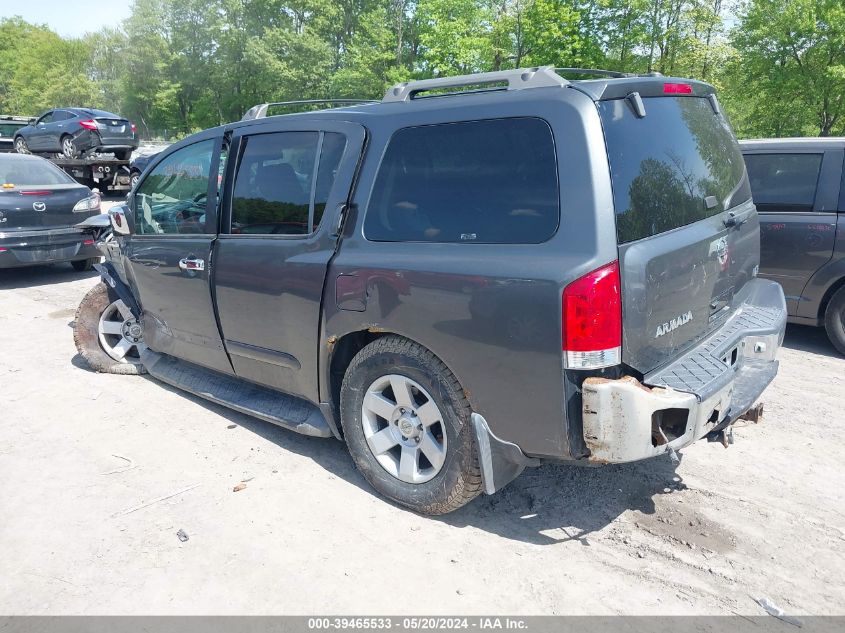 2005 Nissan Armada Le VIN: 5N1AA08B75N725771 Lot: 39465533