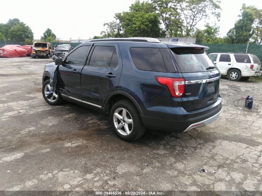 2017 Ford Explorer Xlt VIN: 1FM5K8D80HGA30998 Lot: 39465536