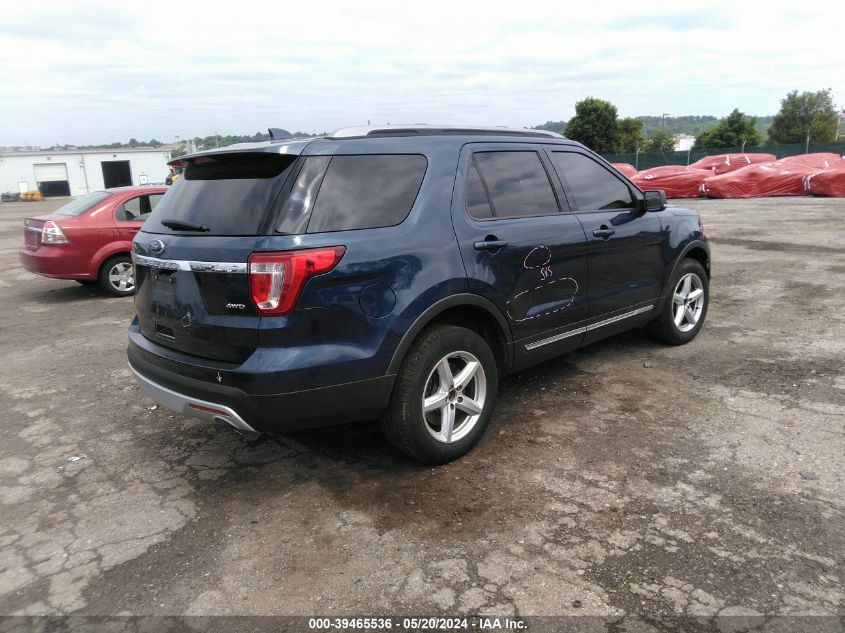 2017 Ford Explorer Xlt VIN: 1FM5K8D80HGA30998 Lot: 39465536