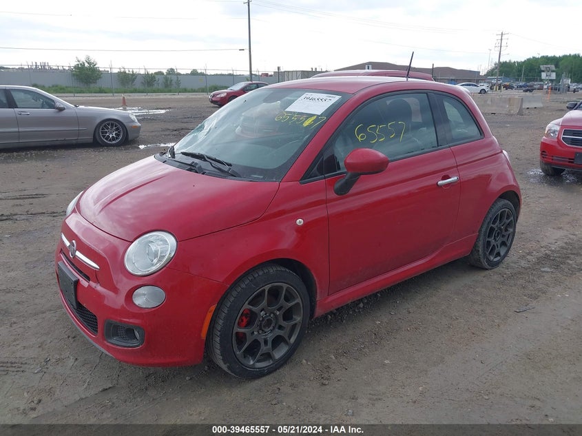 2014 Fiat 500 Sport VIN: 3C3CFFBR8ET288553 Lot: 39465557