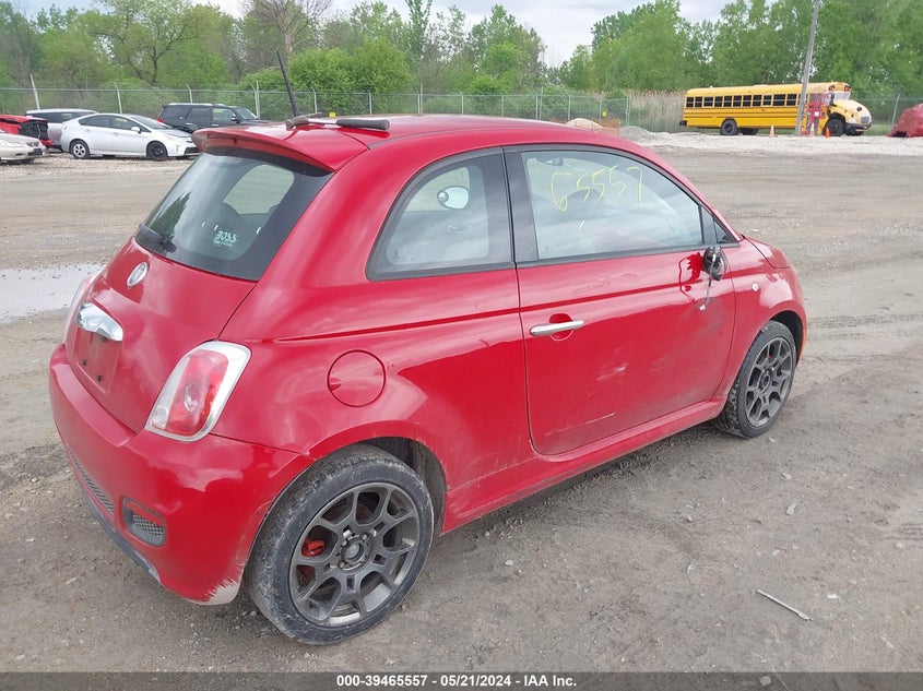 2014 Fiat 500 Sport VIN: 3C3CFFBR8ET288553 Lot: 39465557