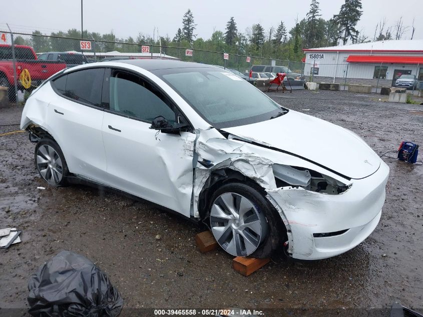 2023 Tesla Model Y Awd/Long Range Dual Motor All-Wheel Drive VIN: 7SAYGDEE0PA119365 Lot: 39465558