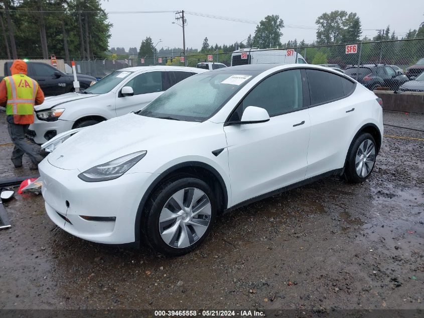 2023 Tesla Model Y Awd/Long Range Dual Motor All-Wheel Drive VIN: 7SAYGDEE0PA119365 Lot: 39465558