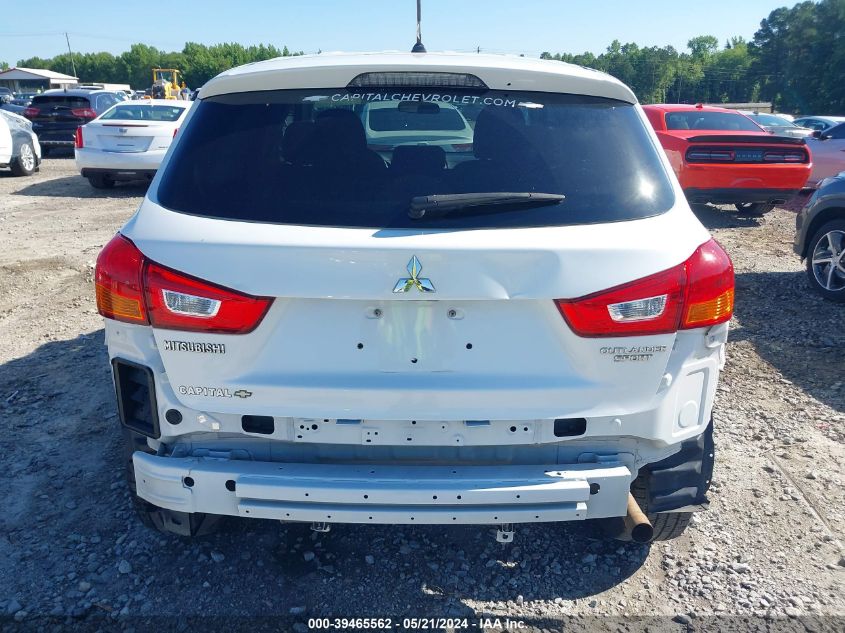 2015 Mitsubishi Outlander Sport Es VIN: 4A4AP3AU9FE055411 Lot: 39465562