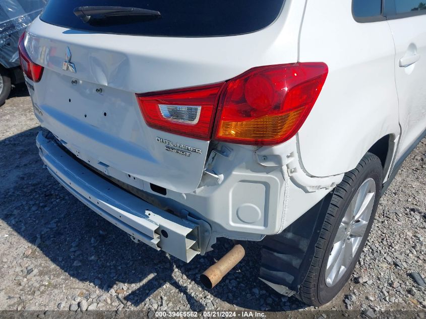 2015 Mitsubishi Outlander Sport Es VIN: 4A4AP3AU9FE055411 Lot: 39465562