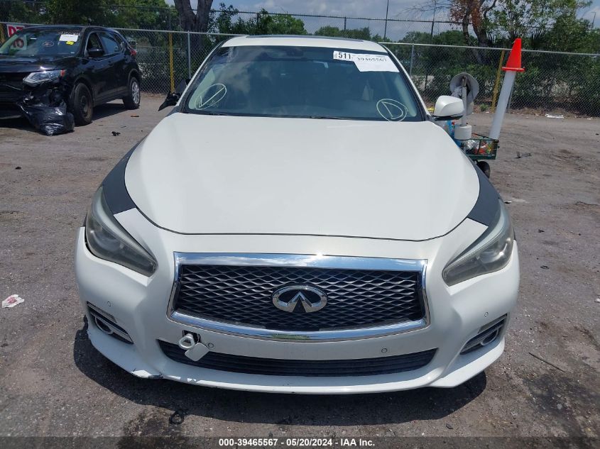 2014 Infiniti Q50 Premium VIN: JN1BV7AP2EM675107 Lot: 39465567