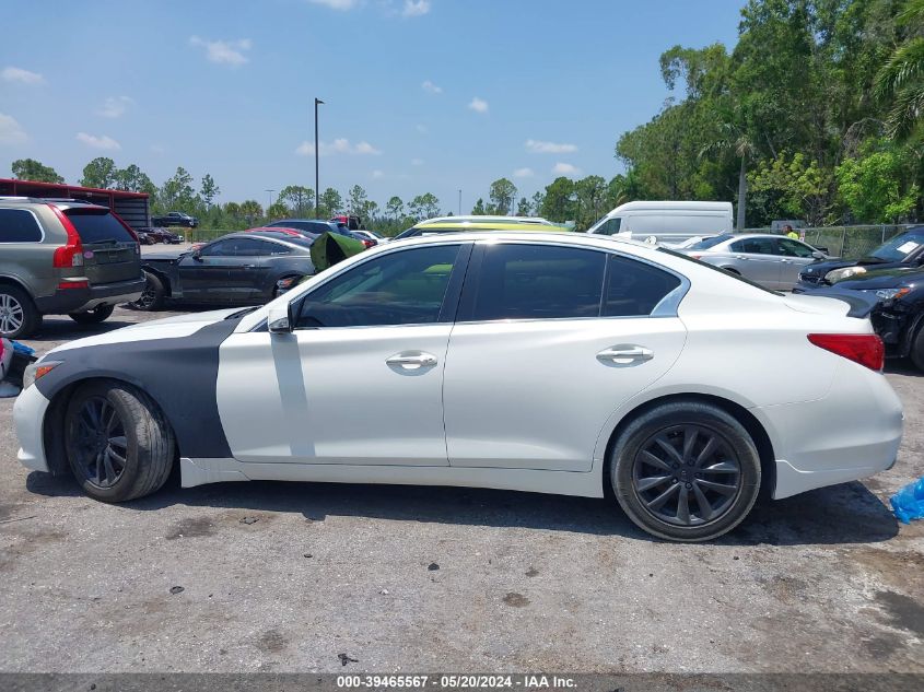 2014 Infiniti Q50 Premium VIN: JN1BV7AP2EM675107 Lot: 39465567