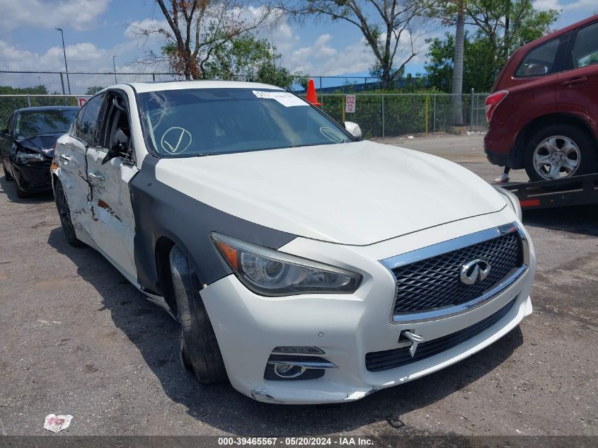 2014 Infiniti Q50 Premium VIN: JN1BV7AP2EM675107 Lot: 39465567