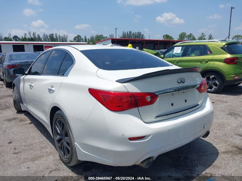 2014 Infiniti Q50 Premium VIN: JN1BV7AP2EM675107 Lot: 39465567