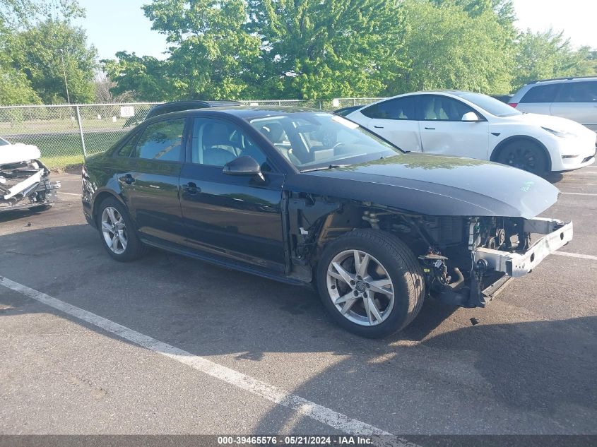 2018 Audi A4 2.0T Premium VIN: WAUNNAF42JN018900 Lot: 39465576