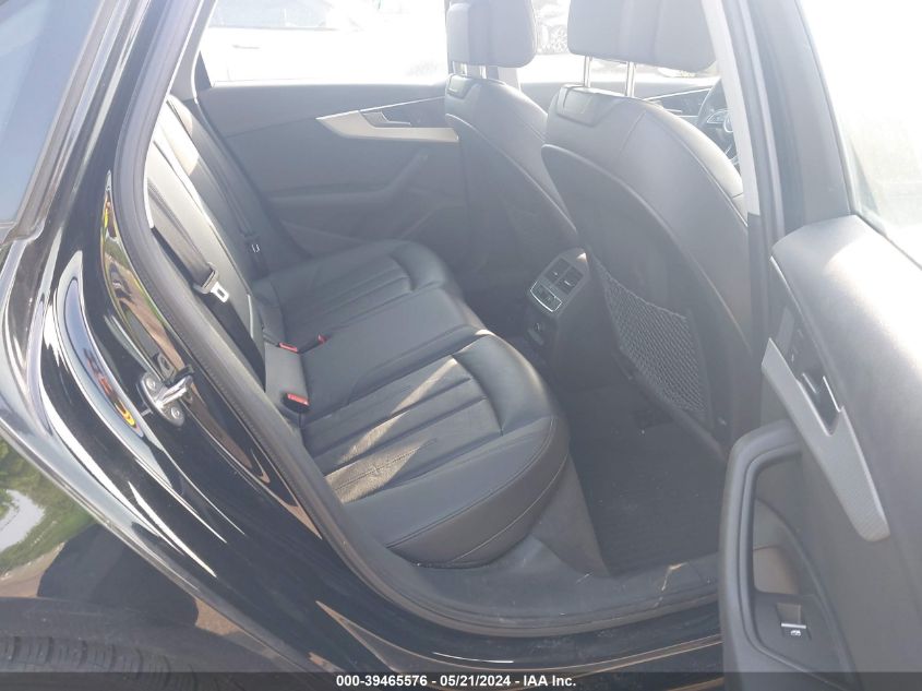 2018 Audi A4 2.0T Premium VIN: WAUNNAF42JN018900 Lot: 39465576