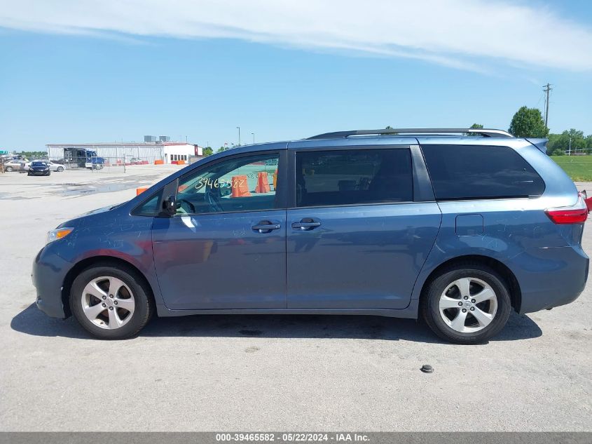 2017 Toyota Sienna Le 8 Passenger VIN: 5TDKZ3DC7HS889330 Lot: 39465582