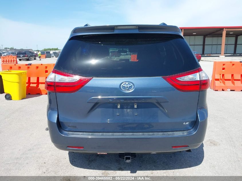 2017 Toyota Sienna Le 8 Passenger VIN: 5TDKZ3DC7HS889330 Lot: 39465582