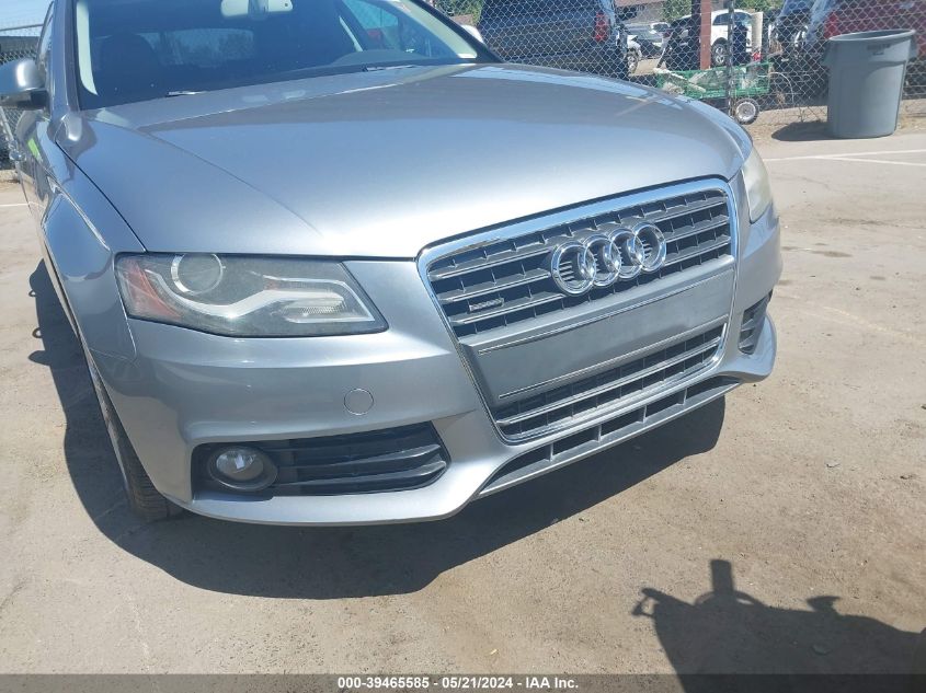 2009 Audi A4 2.0T Premium VIN: WAUSF78K09N027251 Lot: 39465585