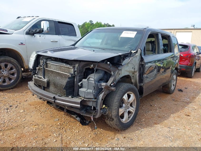 2012 Honda Pilot Ex-L VIN: 5FNYF4H58CB010662 Lot: 39465611