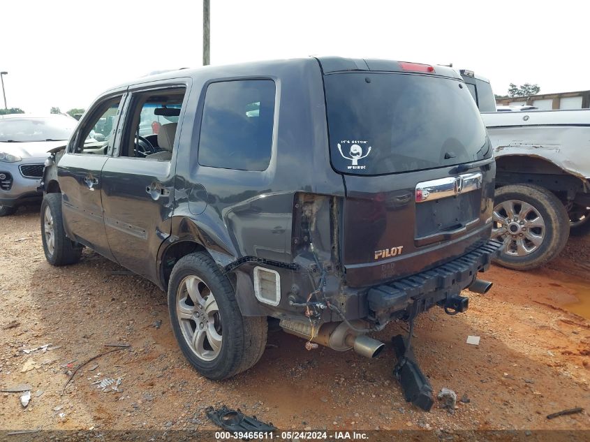 2012 Honda Pilot Ex-L VIN: 5FNYF4H58CB010662 Lot: 39465611