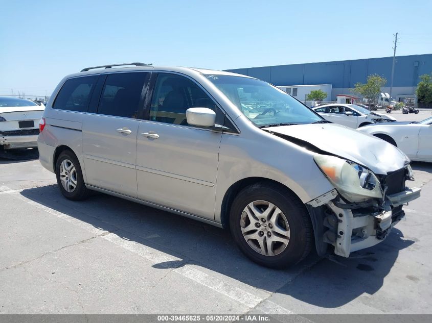 2006 Honda Odyssey Ex-L VIN: 5FNRL38776B421631 Lot: 39465625