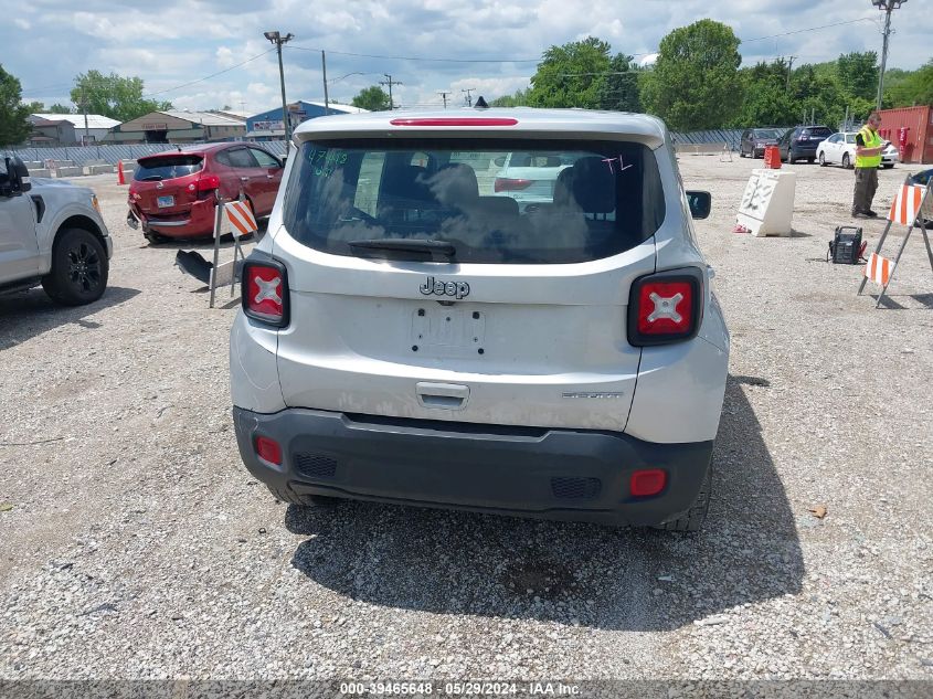 2020 Jeep Renegade Sport Fwd VIN: ZACNJAAB8LPL14452 Lot: 39465648