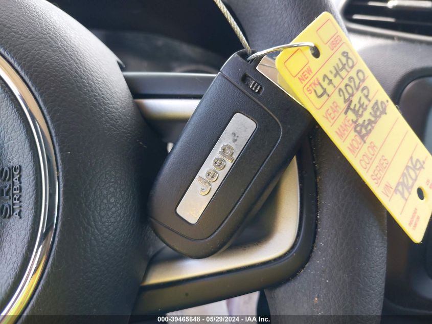 2020 Jeep Renegade Sport Fwd VIN: ZACNJAAB8LPL14452 Lot: 39465648