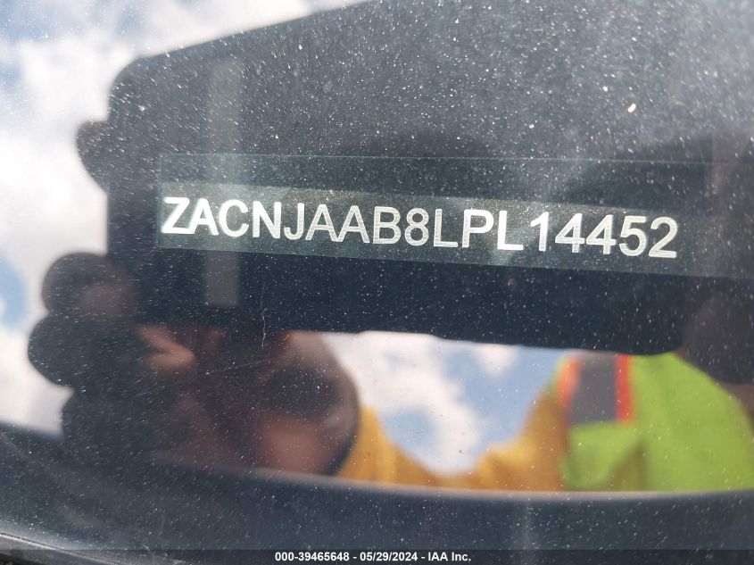 2020 Jeep Renegade Sport Fwd VIN: ZACNJAAB8LPL14452 Lot: 39465648