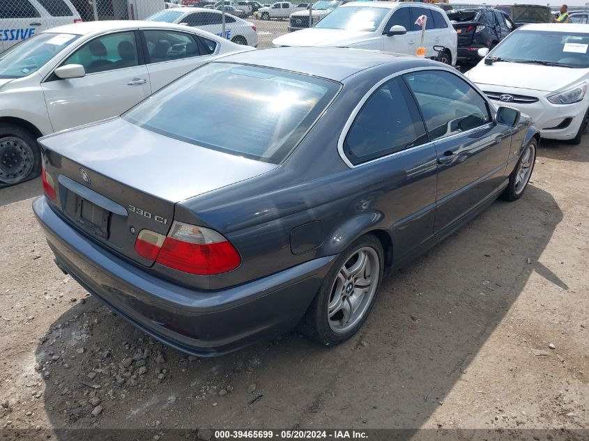 2002 BMW 330Ci Ci VIN: WBABN53472PH01599 Lot: 39465699