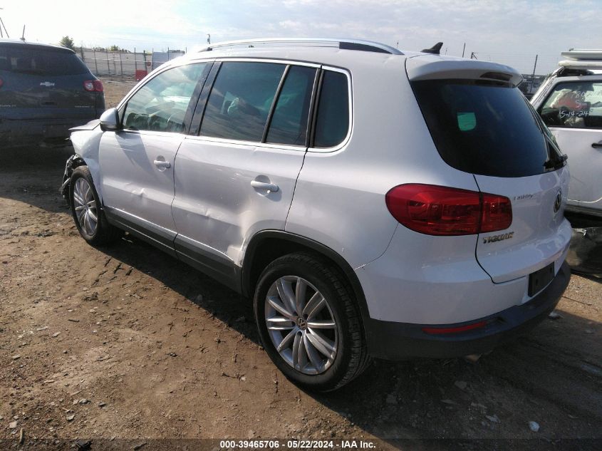 2013 VOLKSWAGEN TIGUAN S/SE/SEL - WVGAV3AX0DW608120