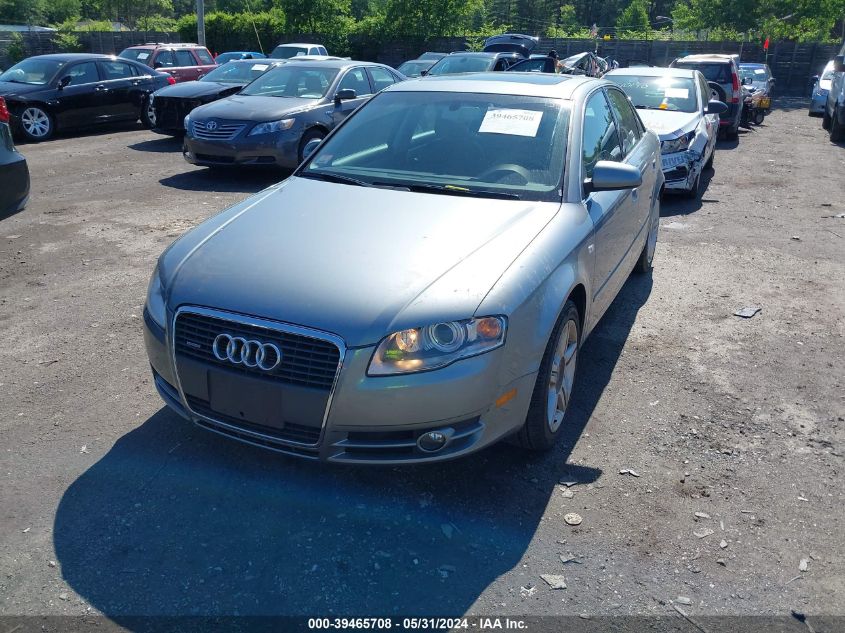 2006 Audi A4 2.0T VIN: WAUDF78E36A255766 Lot: 39465708