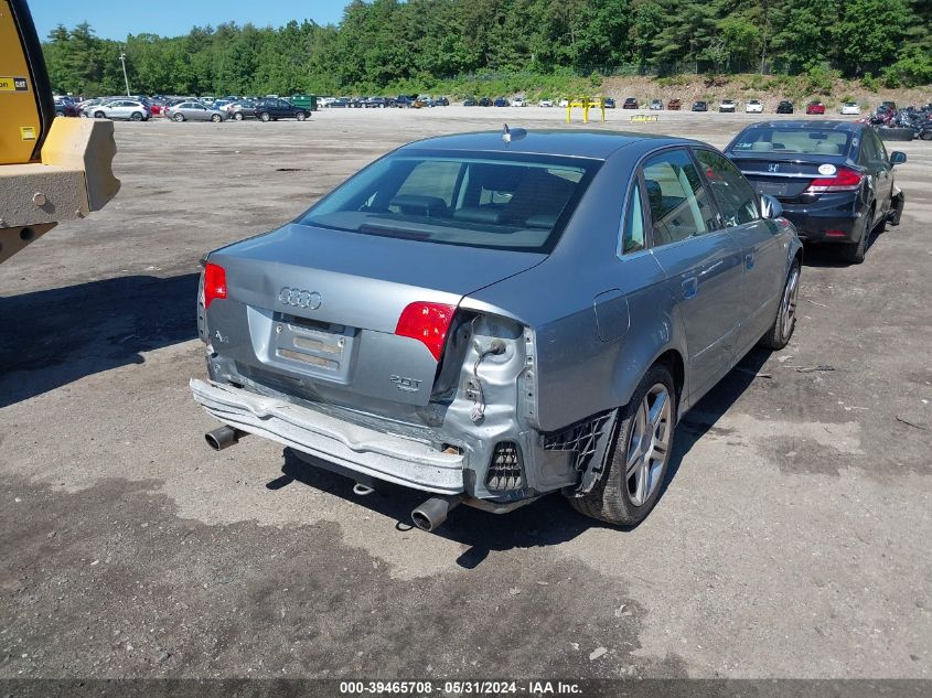 2006 Audi A4 2.0T VIN: WAUDF78E36A255766 Lot: 39465708