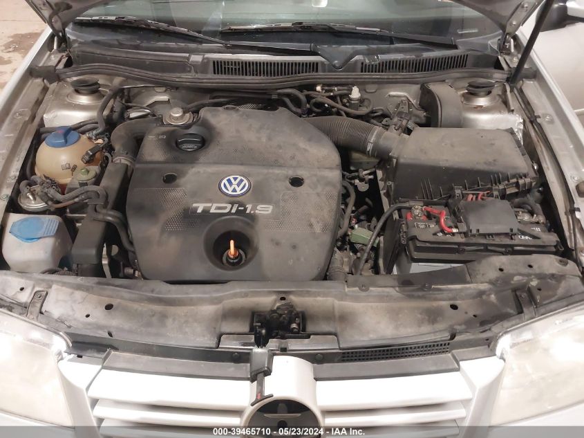 2001 Volkswagen Jetta Gls Tdi VIN: 3VWSP69M31M189137 Lot: 39465710