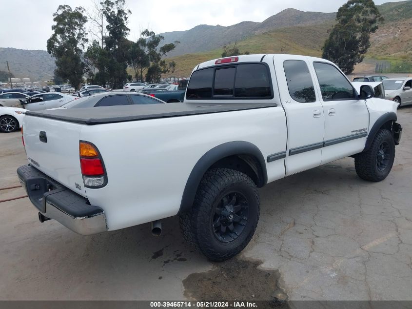 2000 Toyota Tundra Access Cab/Access Cab Sr5 VIN: 5TBRT3410YS072711 Lot: 39465714