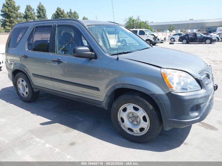 2006 Honda Cr-V Lx VIN: JHLRD68546C019403 Lot: 39465719