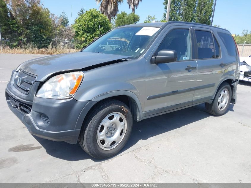 2006 Honda Cr-V Lx VIN: JHLRD68546C019403 Lot: 39465719