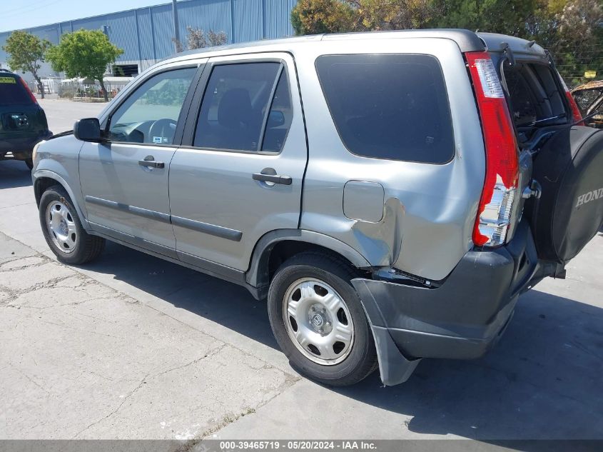 2006 Honda Cr-V Lx VIN: JHLRD68546C019403 Lot: 39465719