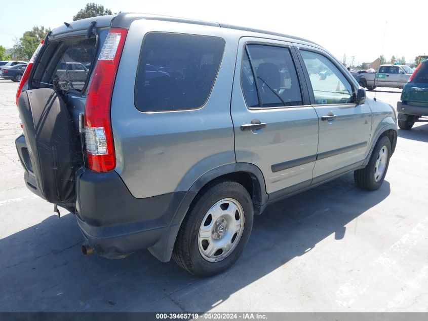 2006 Honda Cr-V Lx VIN: JHLRD68546C019403 Lot: 39465719