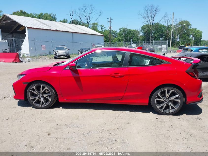 2018 Honda Civic Si VIN: 2HGFC3A53JH752299 Lot: 39465794