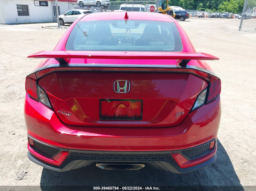 2018 Honda Civic Si VIN: 2HGFC3A53JH752299 Lot: 39465794
